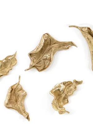 Curling Leaves Wall Sculpture (Set of Five) | John-Richard - GBG-2512S5 Fan Favorite
