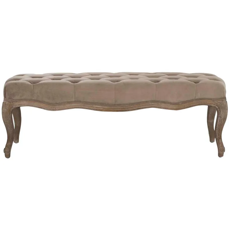 Direct From Factory Safavieh Ramsey Bench - Mushroom