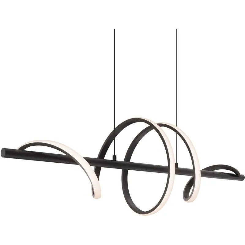 Spin 1 Light 11.8 inch Black Pendant Ceiling Light New Release