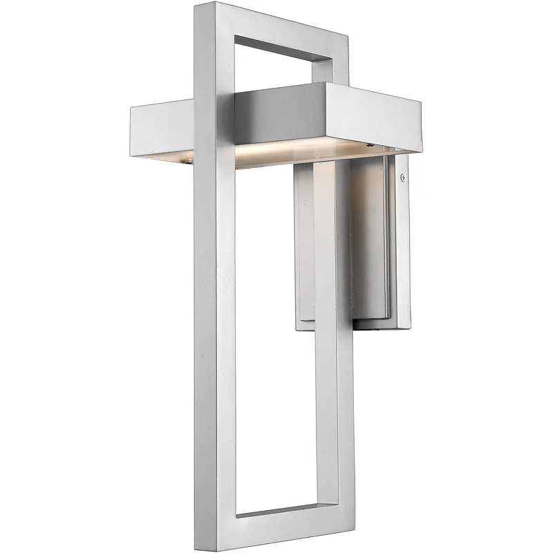 Luttrel LED 18 inch Silver Outdoor Wall Light Time-Limited