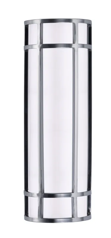 Luxury Moon Ray LED 18 inch Satin Nickel Outdoor Wall Sconce