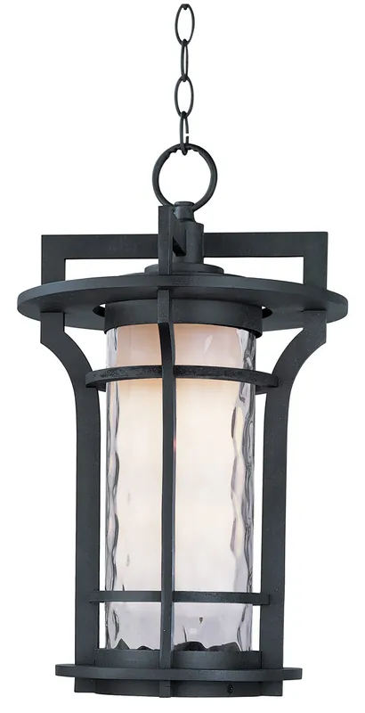 Buy Today Oakville 1 Light 12 inch Black Oxide Outdoor Hanging Lantern