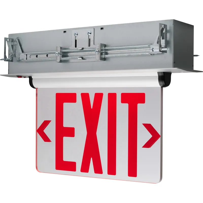 Edgewood Silver Exit Sign Warranty Included