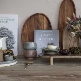 Natural Acacia Wood Serving Tray Shop Now