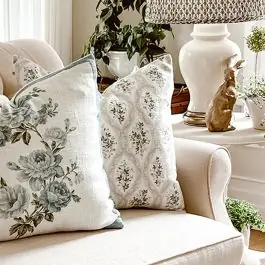 Get Yours Delicate Rose Bouquet Pillow Cover Square