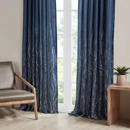 Authentic Lined Faux Silk Curtain Panel Set of 2